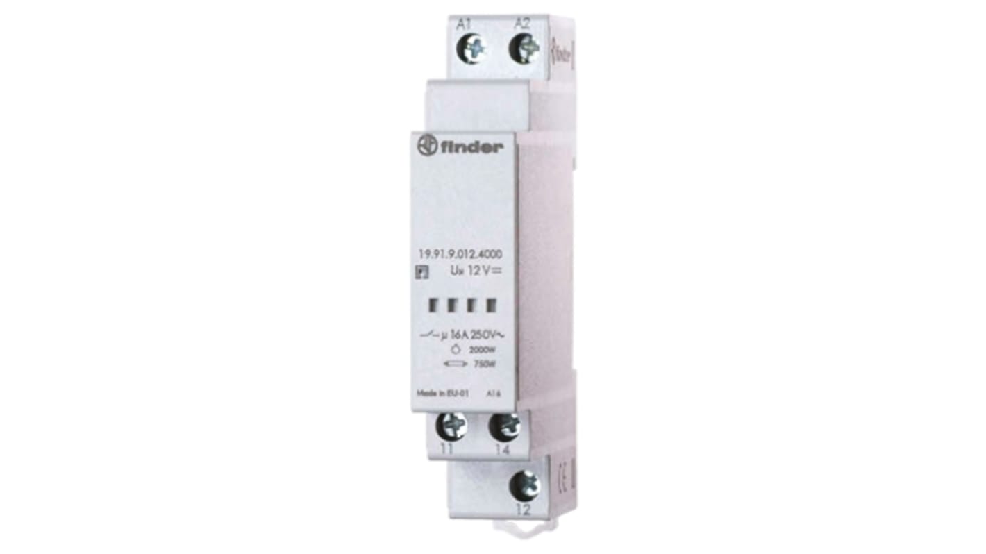19.91.9.012.4000 | Finder 19 Series Interface Relay, DIN Rail Mount ...