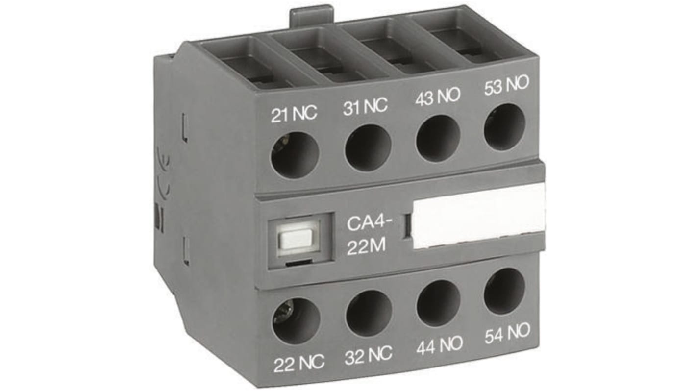 ABB Auxiliary Contact, 4 Contact, 4NC, Front Mount