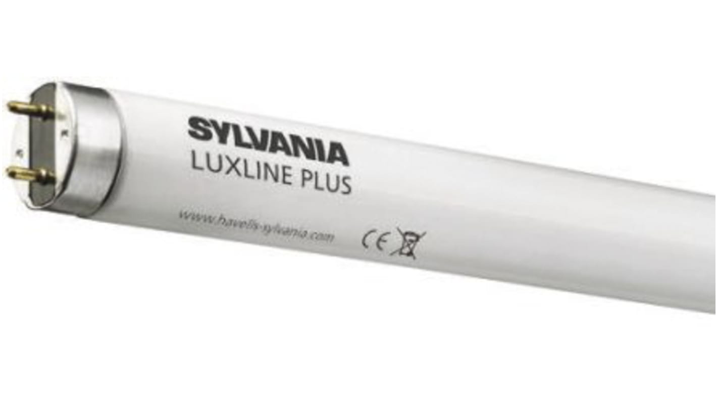 Tubo fluorescente Sylvania, 36 W, Blanco, 835, T8, 3500K, 3350 lm, long. 1200mm