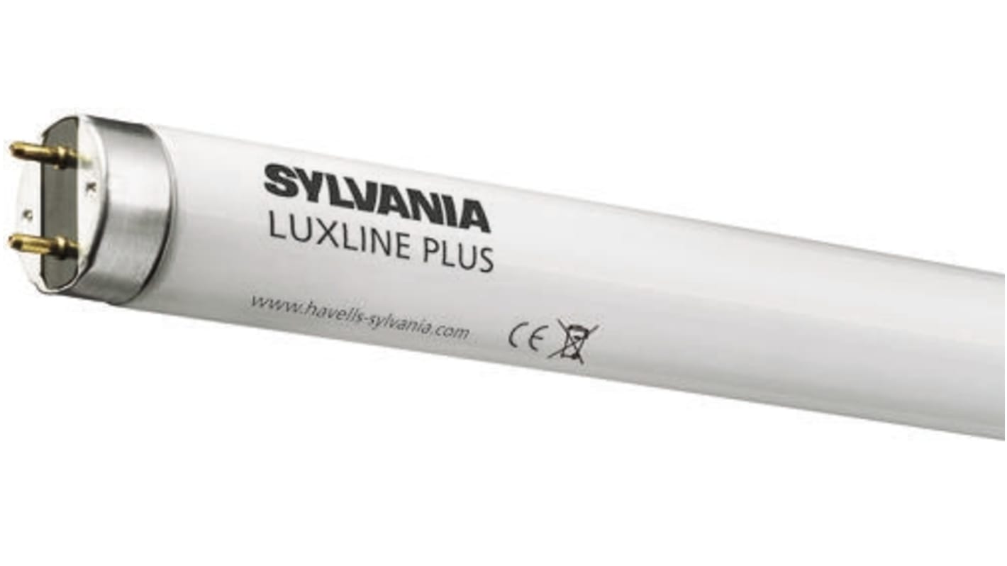 Tubo fluorescente Sylvania, 18 W, Blanco Frío, 840, T8, 4000K, 1.350 lm, long. 600mm