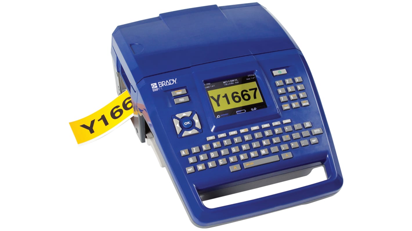 Impresora de etiquetas Brady BMP71, teclado AZERTY, conectividad USB