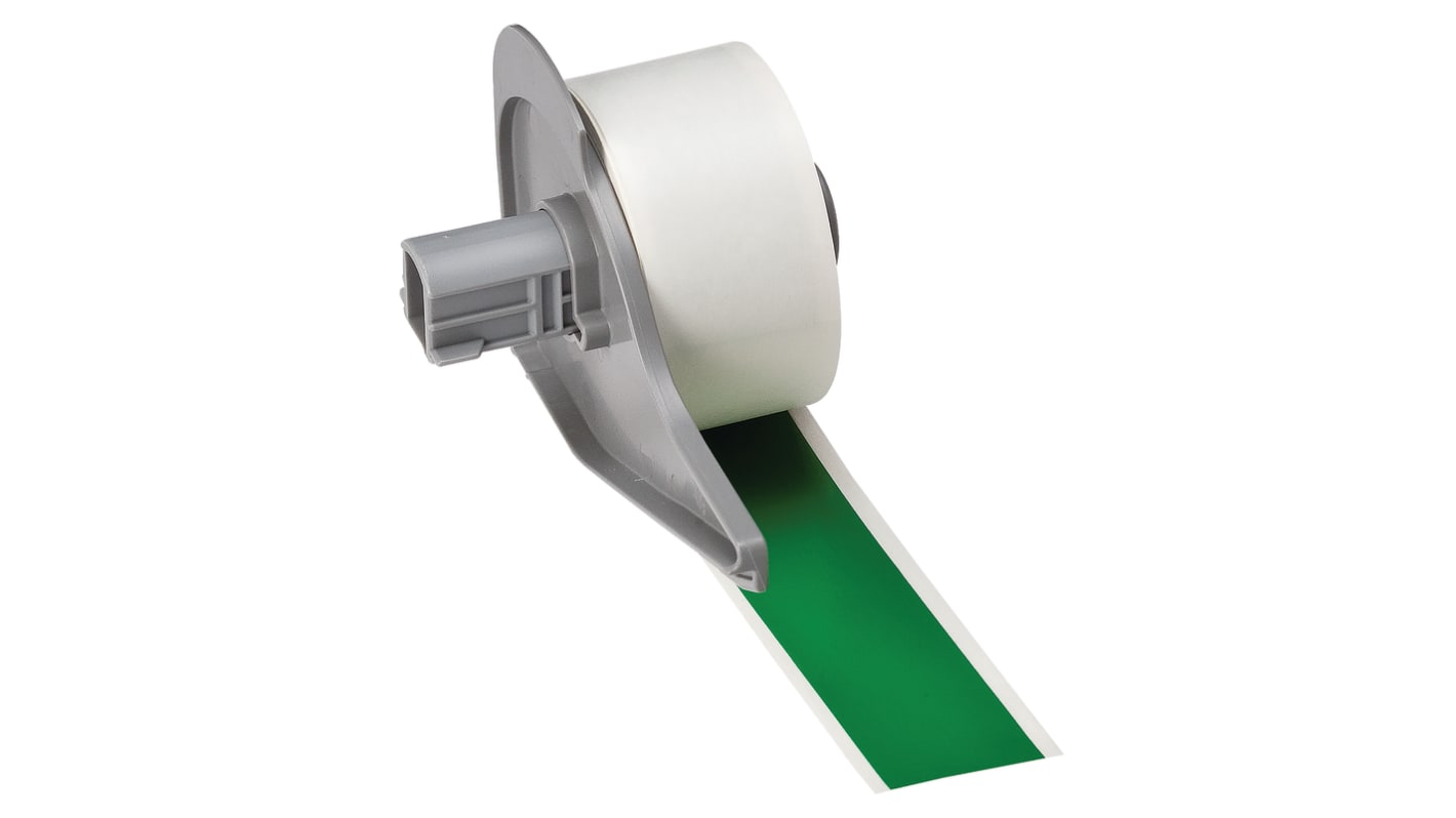 Brady B-595 Vinyl Green Cable Labels, 25.4mm Width, 1 Qty