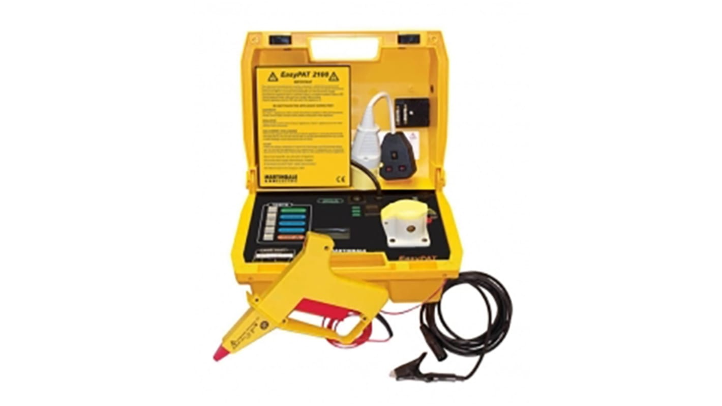 Martindale EPAT2100 PAT-tester, Test Type: Class I, Class II, UKAS kalibreret