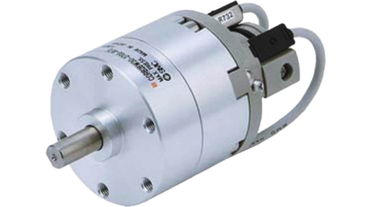 SMC 0.7 MPa Double Action Pneumatic Rotary Actuator, 180° Rotary Angle, 20mm Bore