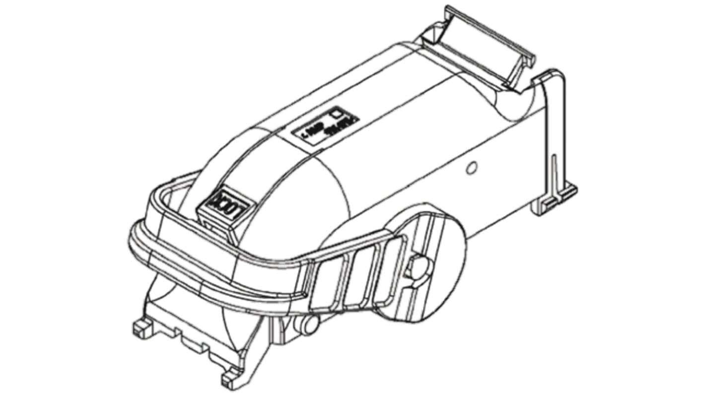 TE Connectivity Micro Quadlok System, 81P Connecteur automobile type Ensemble levier