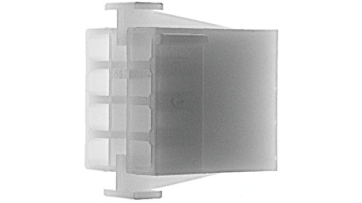 TE Connectivity, Universal MATE-N-LOK Male Connector Housing, 6.35mm Pitch, 9 Way, 3 Row