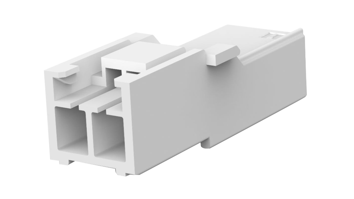 Carcasa de conector TE Connectivity 176282-1, Serie AMP Universal Power, paso: 3.96mm, 2 contactos, , 1 fila filas,