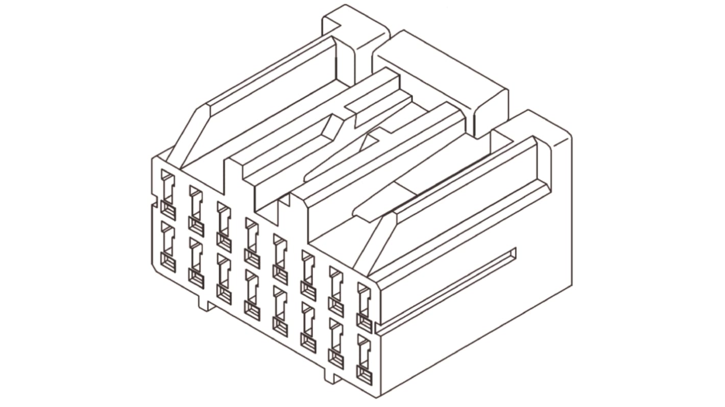 TE Connectivity, MULTILOCK 040/070 Automotive Connector Plug 12 Way