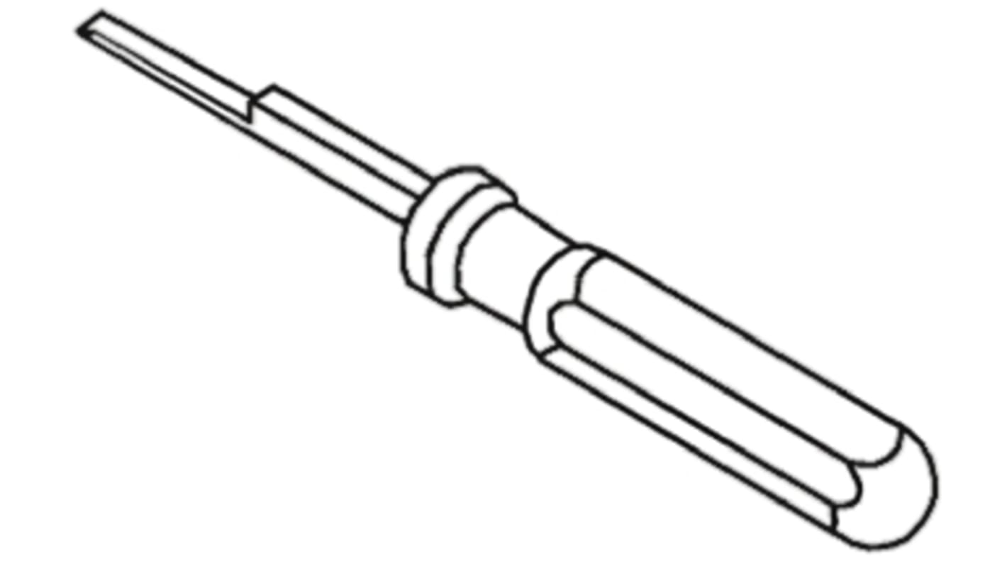 TE Connectivity MIC Crimp-Ausziehwerkzeug, Flachstecker, 90 mm lang
