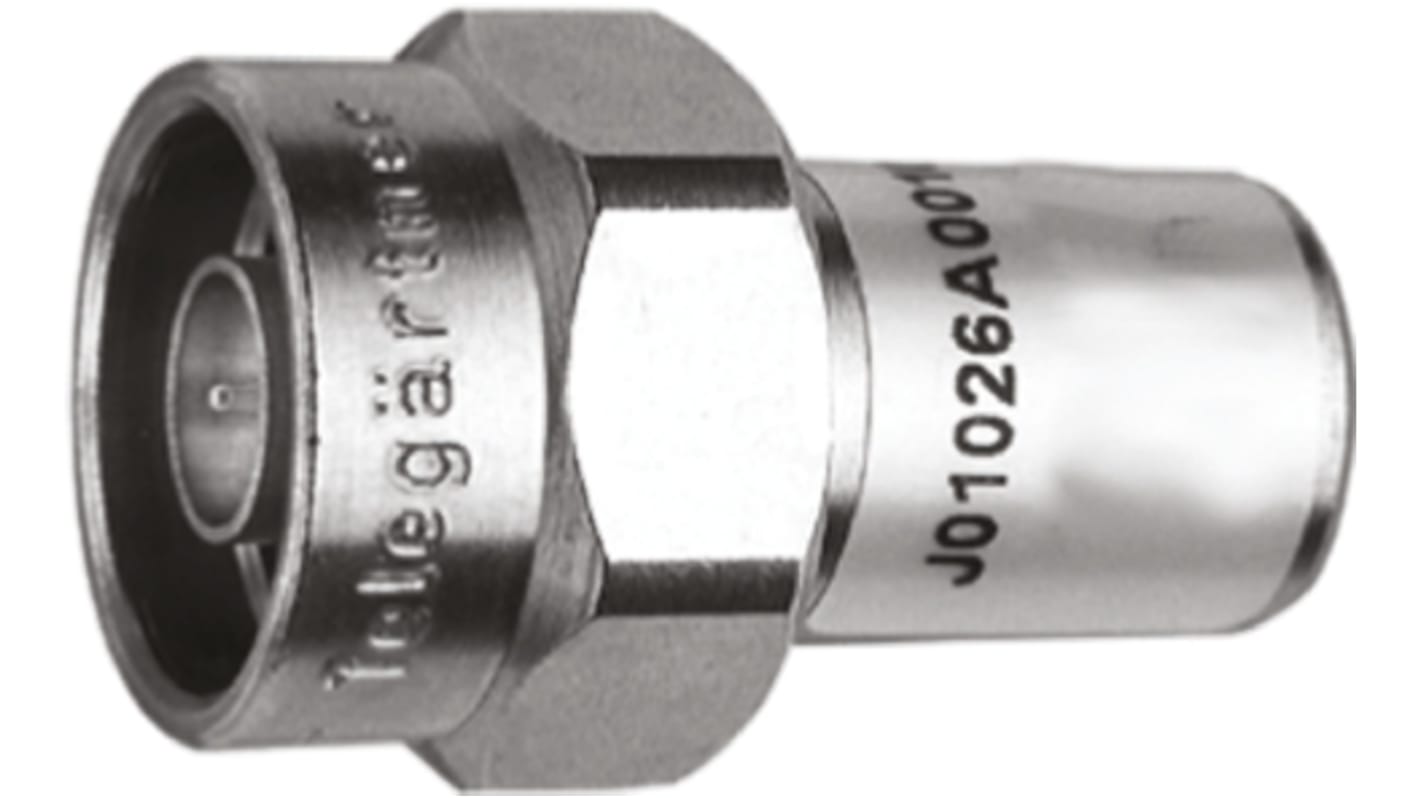 Telegartner 50Ω Straight N N Termination Plug, 0 → 18GHz, 2W Average Power Rating