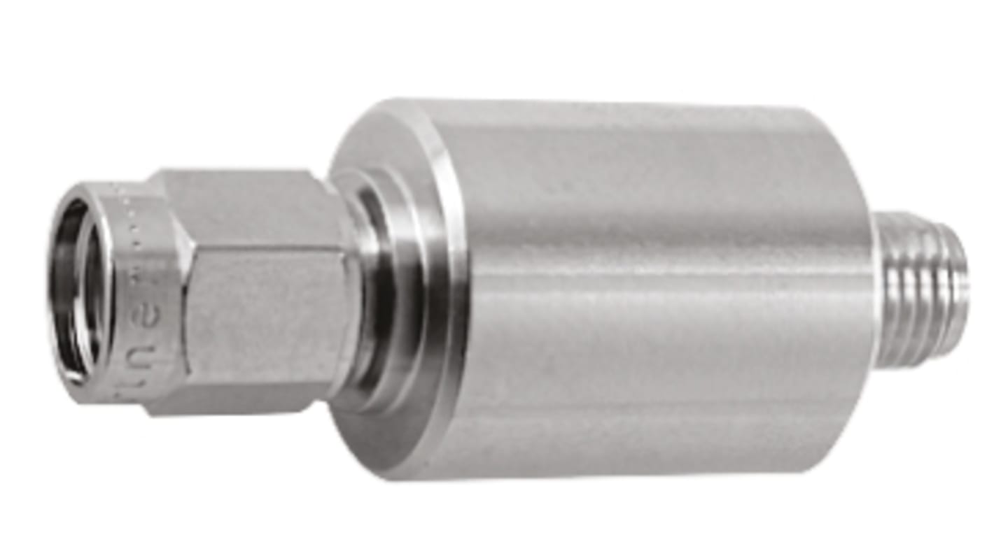 Telegärtner HF Dämpfungsglied, SMA-Stecker an Buchse, 10dB, 50Ω, 10GHz