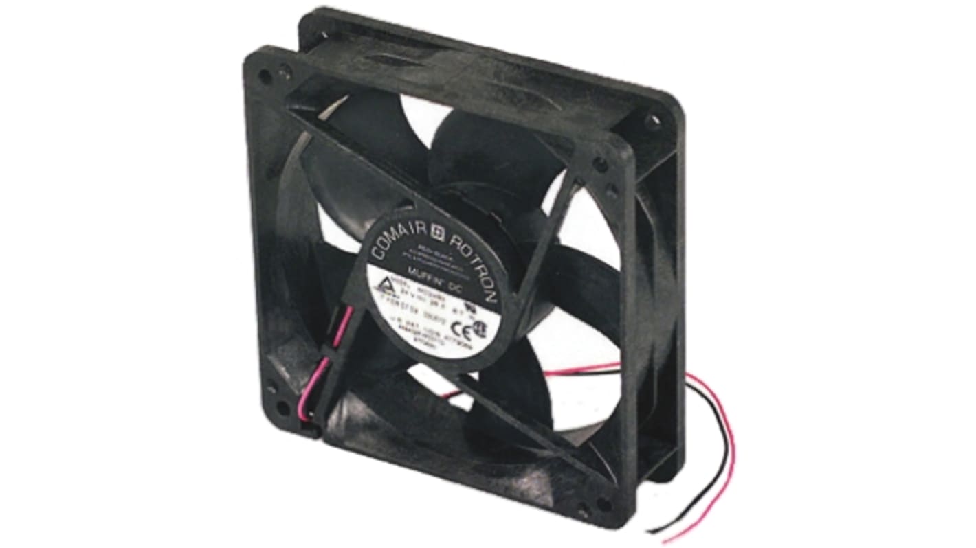 Ventilateur axial Muffin COMAIR ROTRON 24 V dc, 201m³/h, 120 x 120 x 32mm, 10.6W