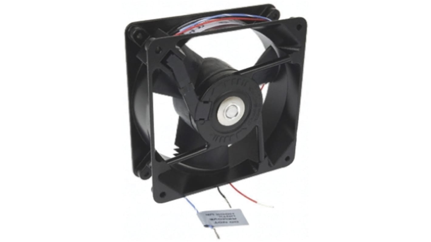 Ventilador Axial COMAIR ROTRON Enviro de 120 x 120 x 38mm, 24 V dc, 6W, 3100rpm, caudal 187m³/h, 50dB, salida Tensión