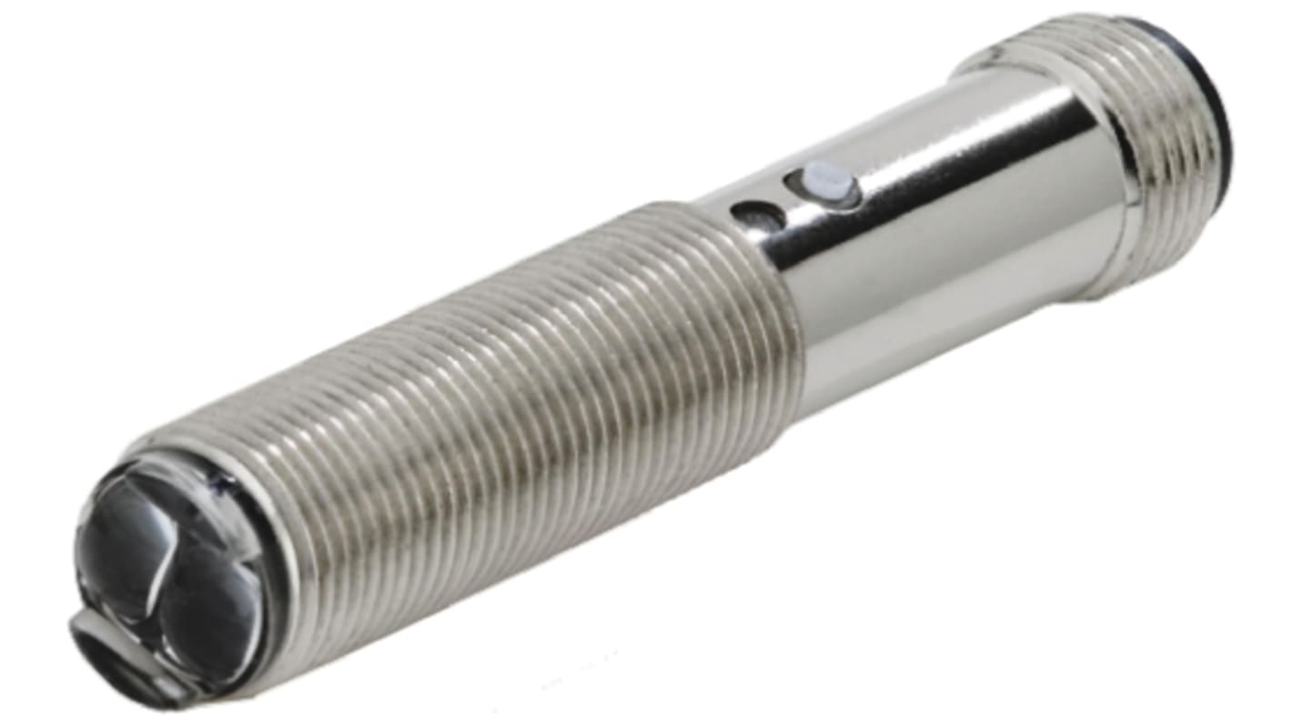 Omron Diffuse Photoelectric Sensor, Barrel Sensor, 100 mm Detection Range