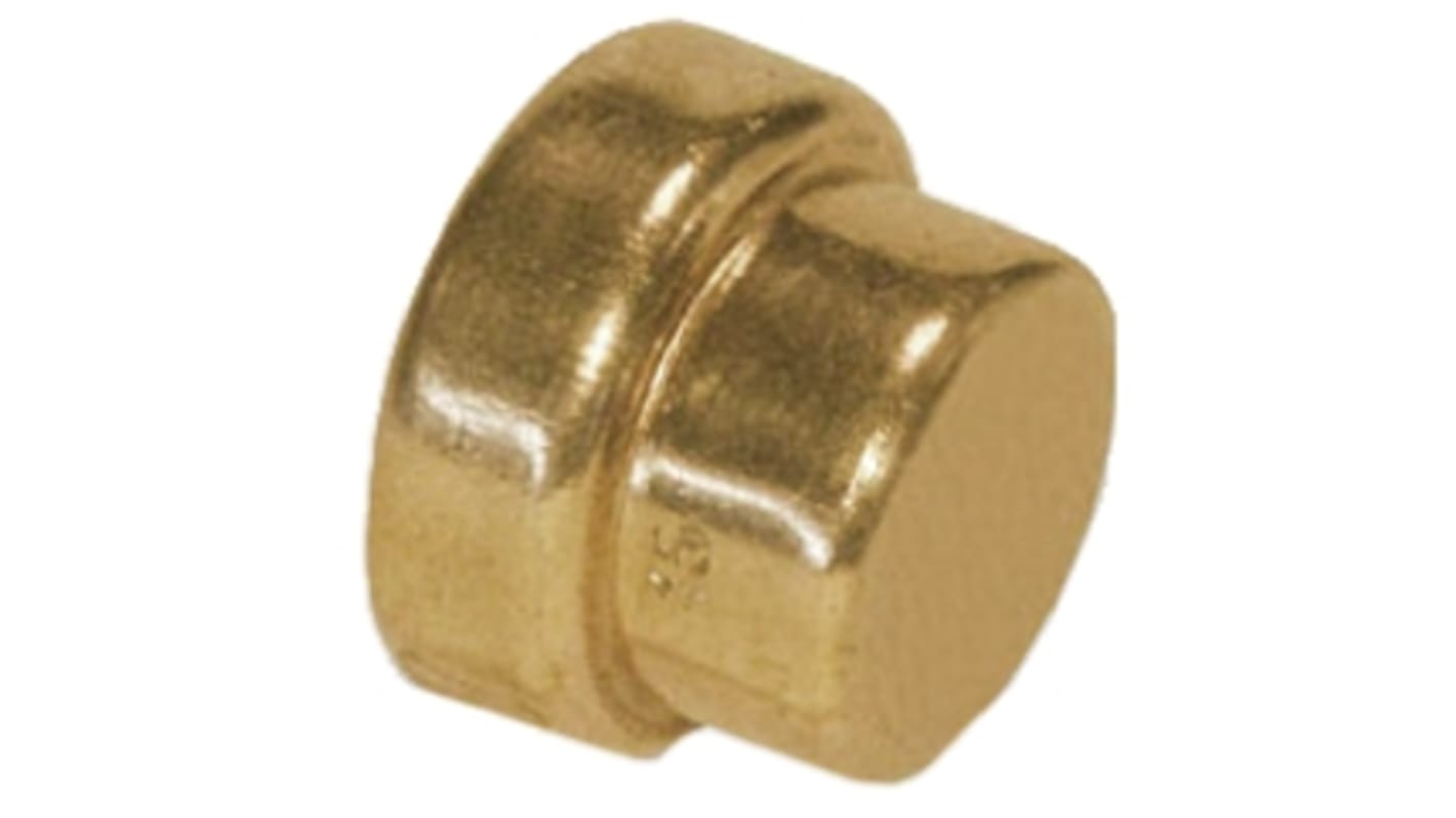 Copper Pipe Fitting, Push Fit Straight End Stop for 22mm pipe