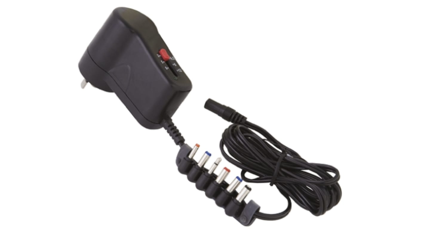 Plug-In AC/DC Adapter 3V dc Output, 500mA Output