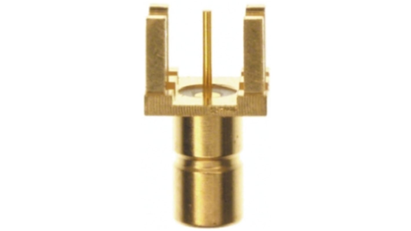 TE Connectivity, jack Through Hole SMB Connector, 75Ω, Solder Termination, Straight Body