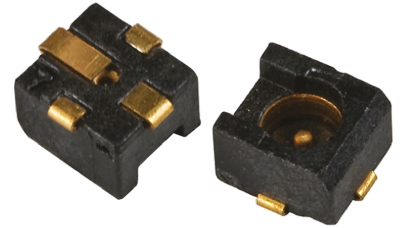 TE Connectivity Stecker Koaxialsteckverbinder OSMT-Steckverbinder, SMD, Löt-Anschluss, 50Ω, Gerade