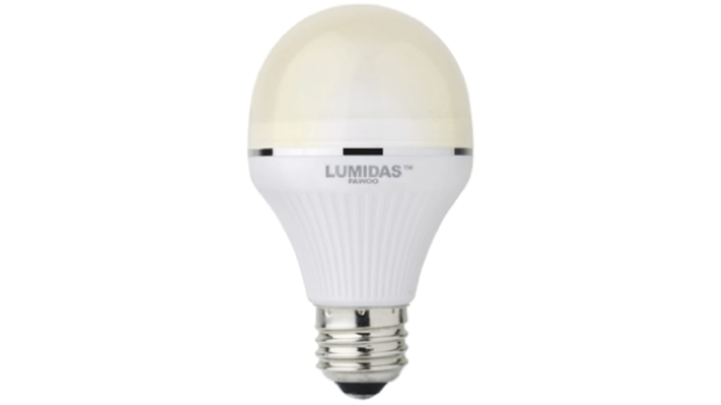 Lampada LED RS PRO con base ES/E27, 240 V c.a., 6 W, 369 lm, col. Bianco caldo, intensità regolabile