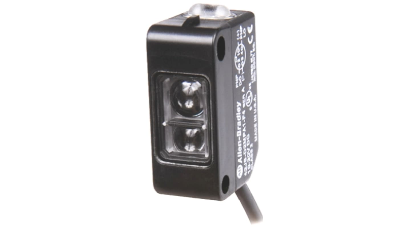 Fotocélula rectangular Allen Bradley, Sistema Barrera de Luz, alcance 10 m, salida Emisor, Conector de 4 pines, IP67