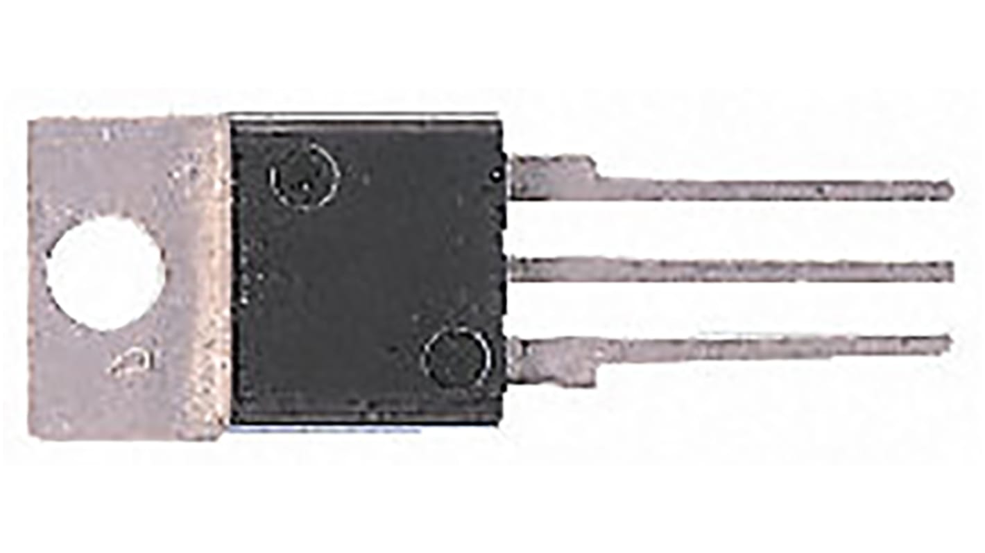 TRIAC 800V, 800V 6A, kapu indítófesz.: 1.3V, 25mA, TO-220AB, 3-tüskés