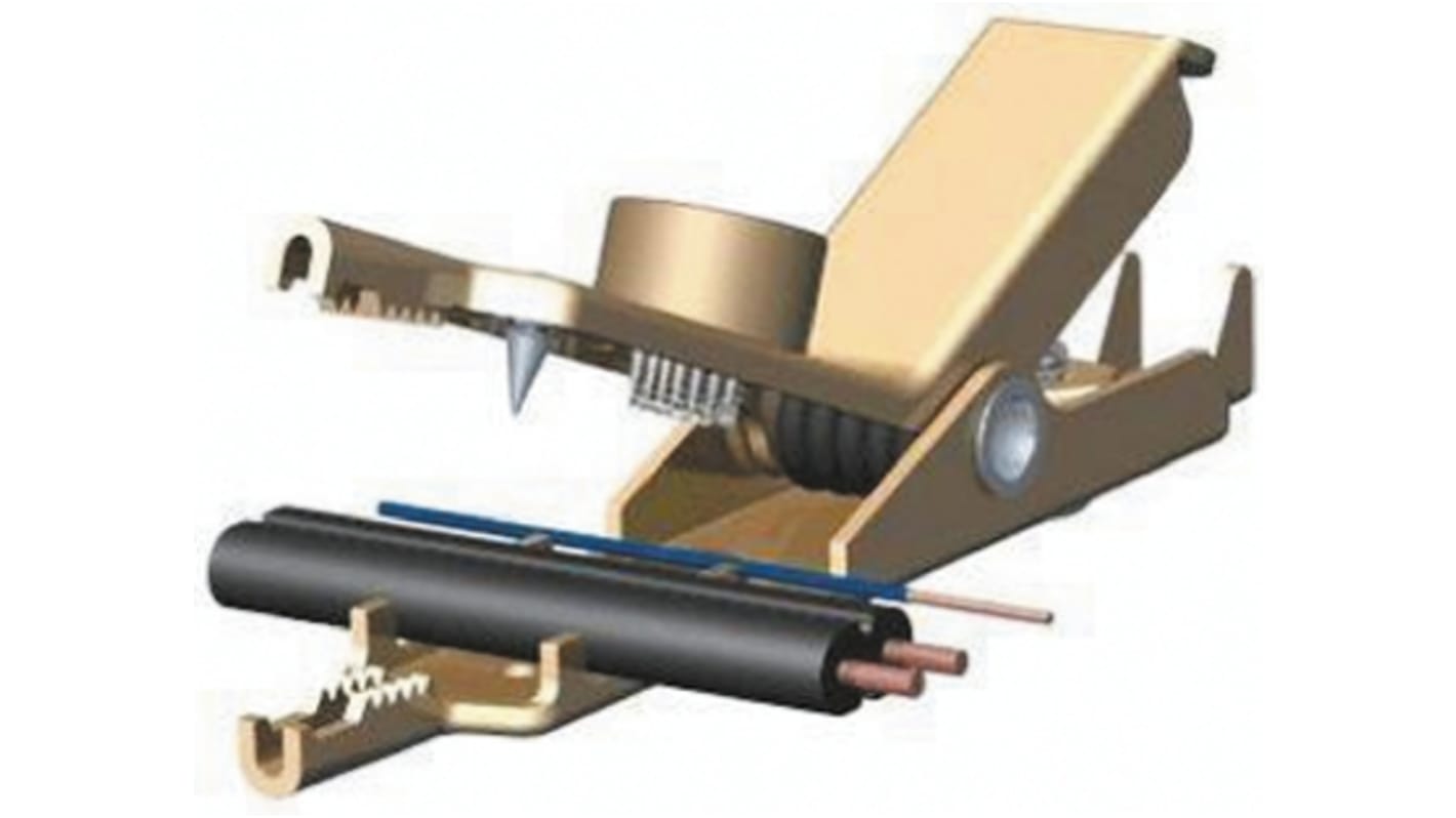 Mueller Electric JP33674 Bed of Nails Test Clip, Nickel Silver Alloy