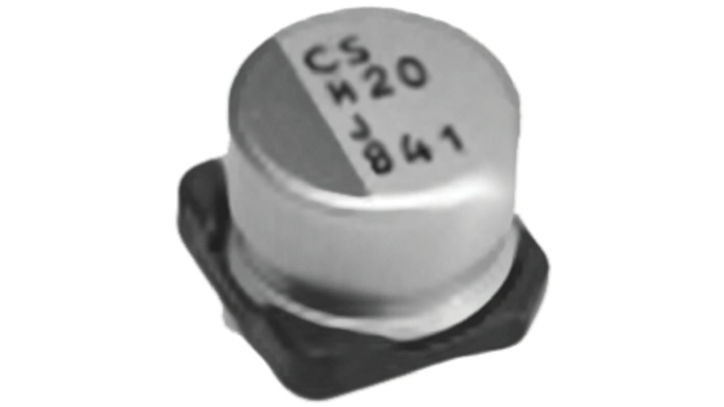 Nichicon 39μF Surface Mount Polymer Capacitor, 16V dc