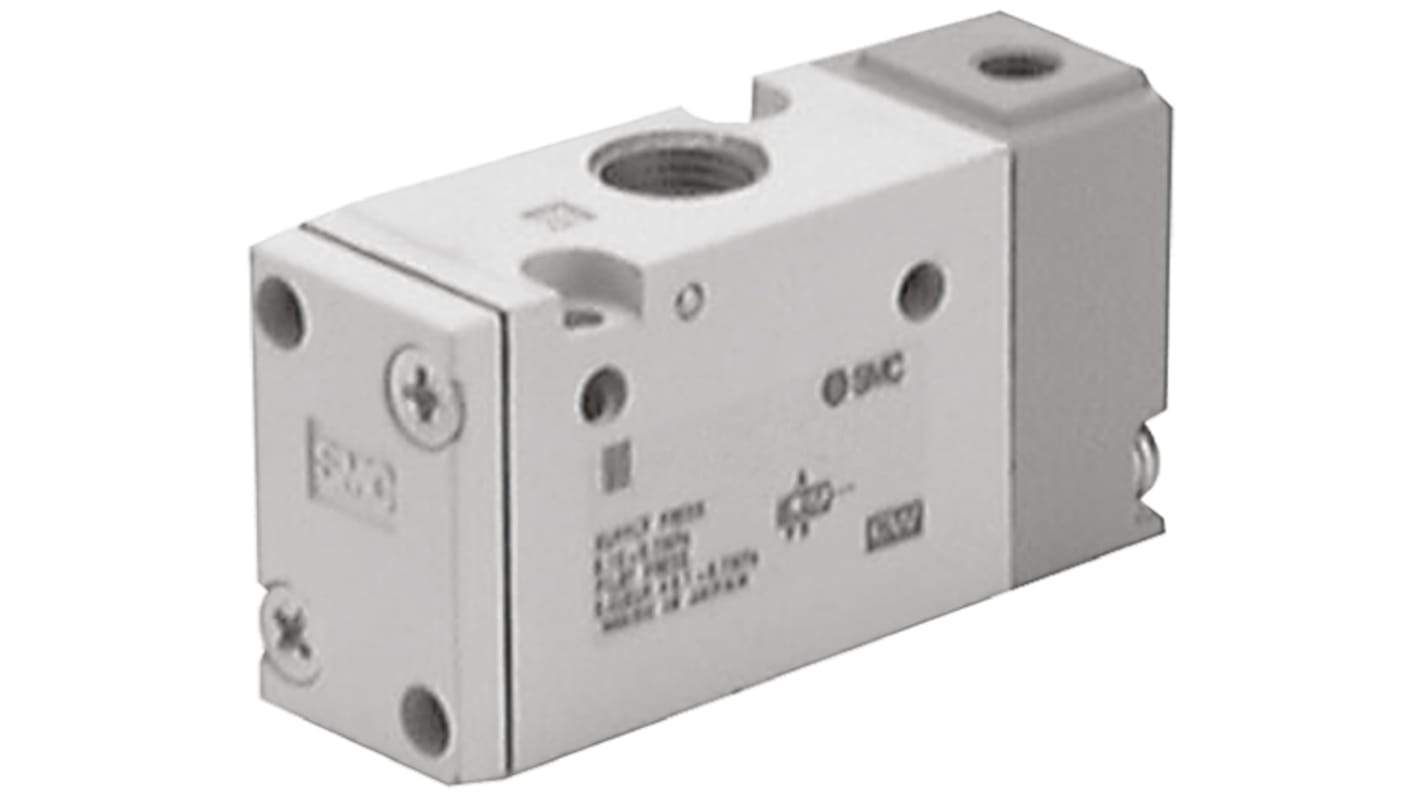 SMC 5/2 Pneumatic Solenoid Valve - Pilot/Pilot Rc 1/8 SYJA7000 Series