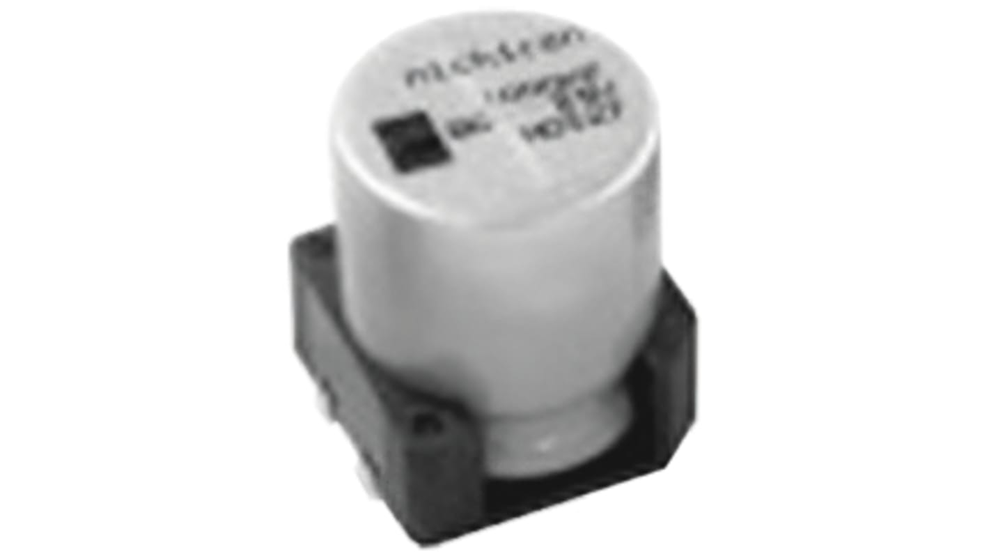 Nichicon 330μF Electrolytic Aluminium Electrolytic Capacitor 50V dc, Surface Mount - UBC1H331MNS1MS