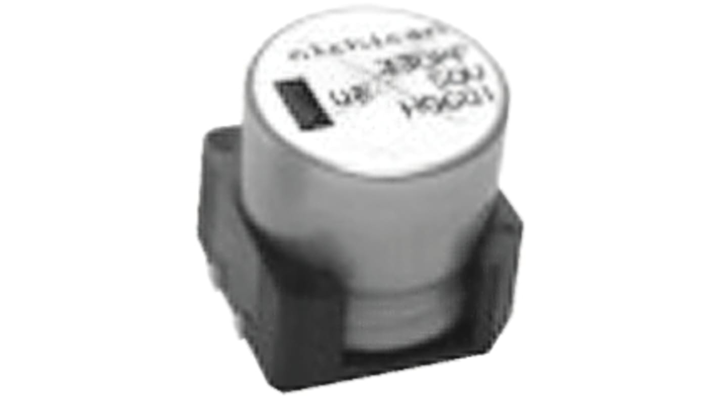 Nichicon UE, SMD Aluminium-Elektrolyt Kondensator 220μF ±20% / 35V dc, Ø 12.5mm x 13.5mm, bis 125°C