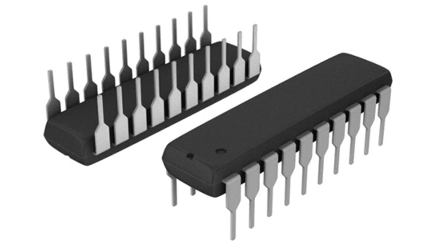 Microcontrolador Microchip PIC16F1828-I/P, núcleo PIC de 8bit, RAM 512 B, 32MHZ, PDIP de 20 pines