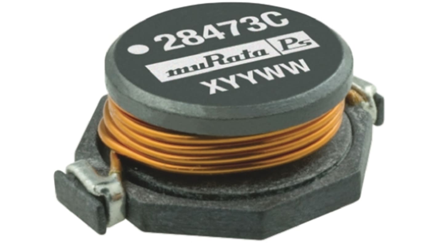 Murata, 2800 Wire-wound SMD Inductor 1.5 mH Wire-Wound 410mA Idc Q:19.8