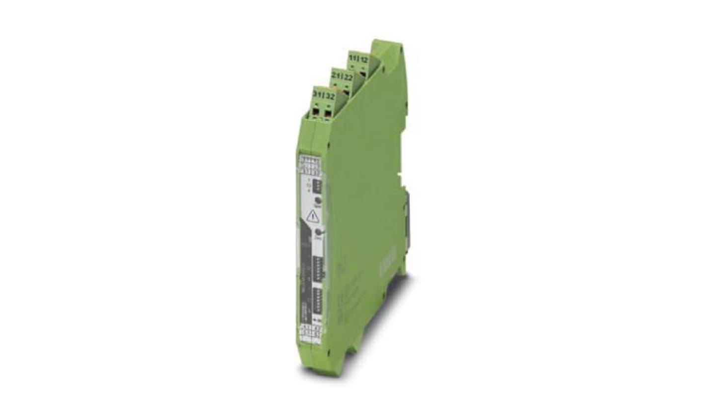 Phoenix Contact 1 Channel Galvanic Barrier, Isolating Amplifier, Current, Voltage Input, Current, Voltage Output, ATEX