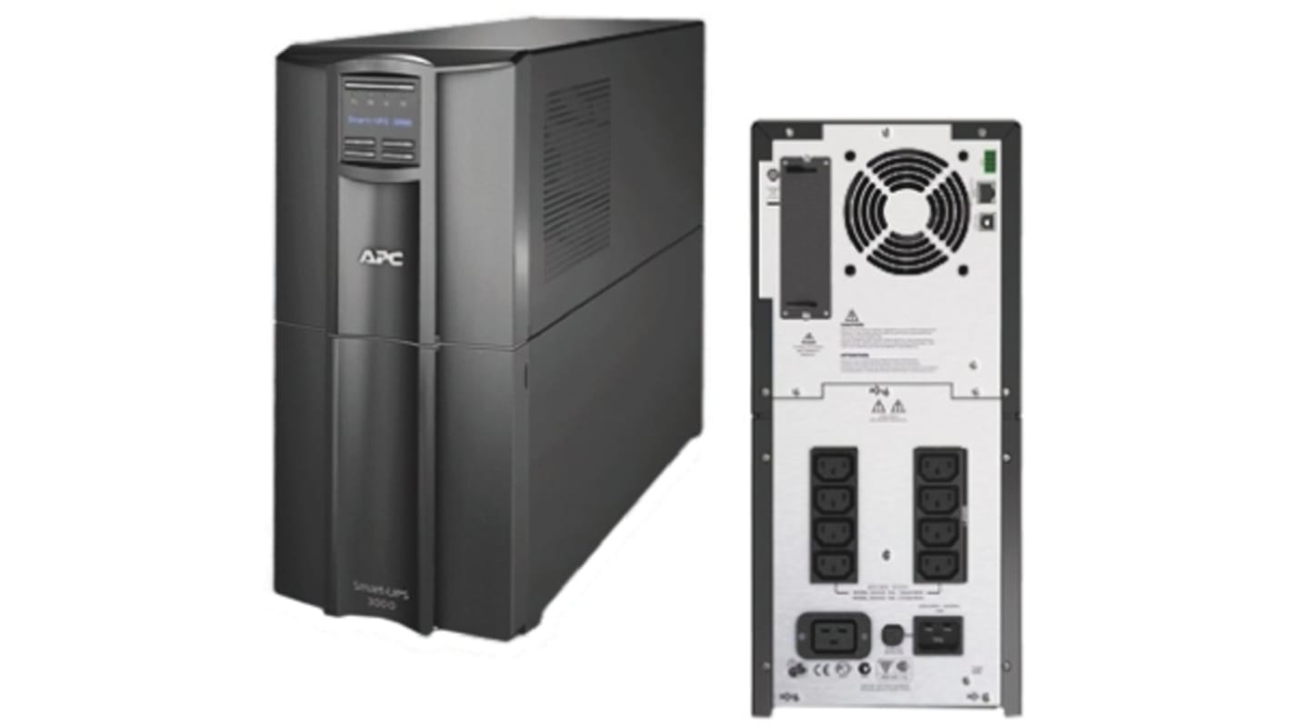 APC 160 → 285V Input Stand Alone Uninterruptible Power Supply, 3000VA (2.7kW), Smart-UPS SMT