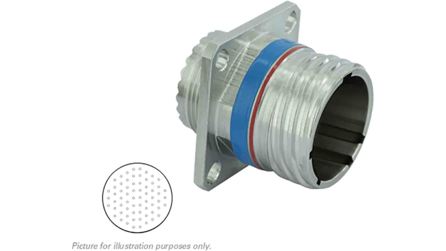 Connecteur cylindrique Femelle, 66 Contacts, Mâle, Souriau Sunbank by Eaton, A sertir