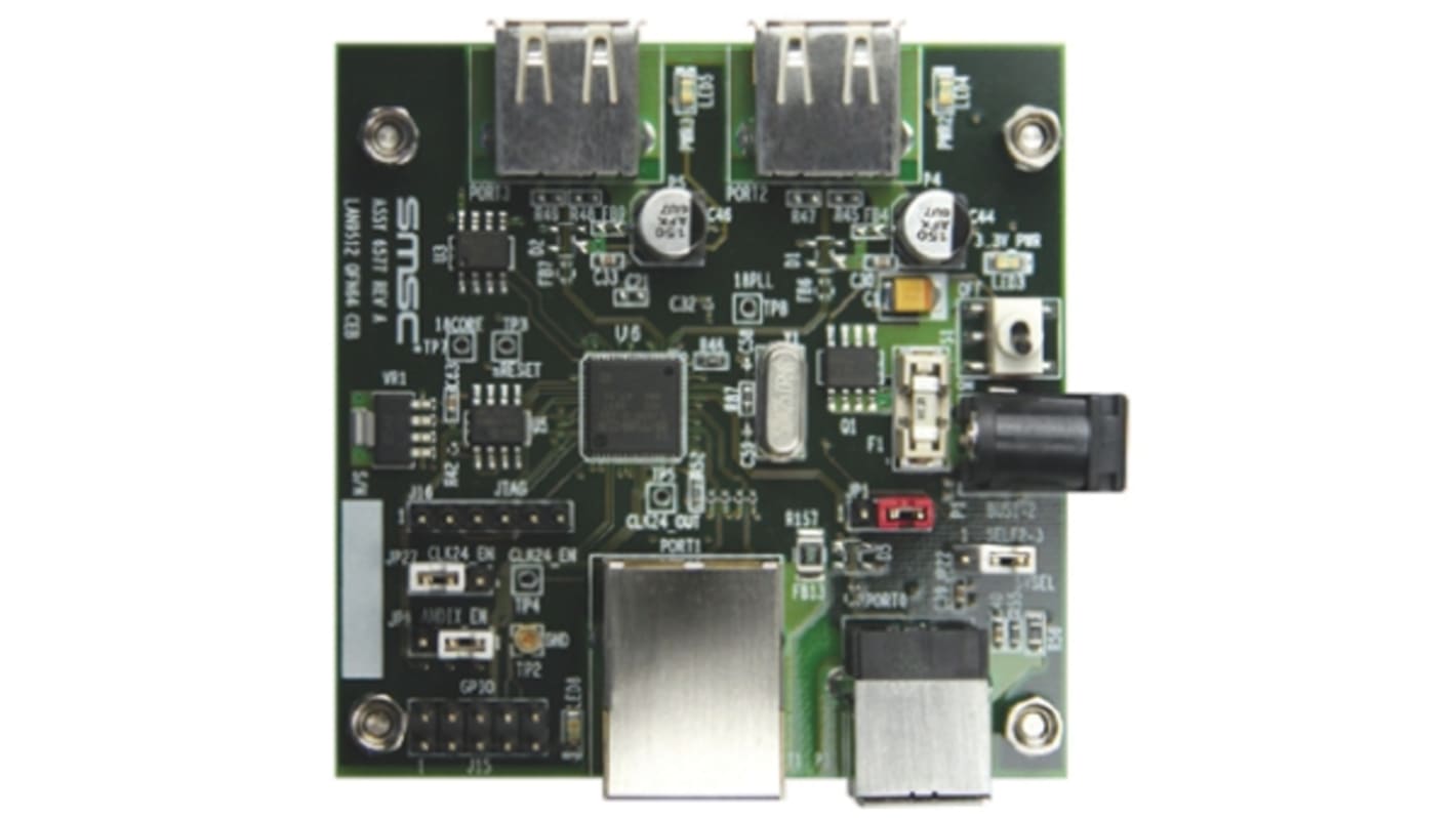 Module de développement de communication et sans fil Microchip high-speed USB 2.0 to 10/100 ethernet HUB