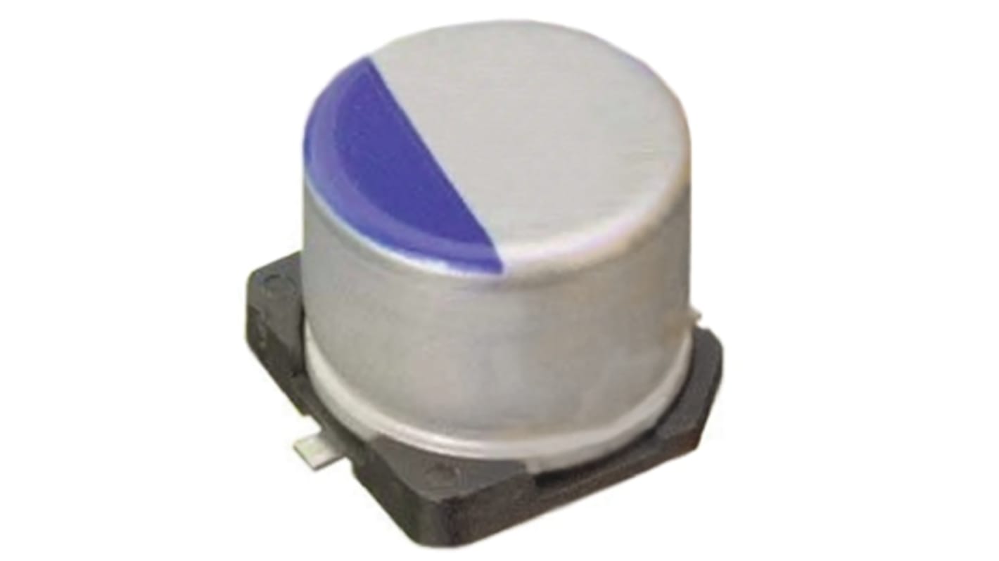 NIC Components 47μF Aluminium Electrolytic Capacitor 35V dc, Surface Mount - NACZ470M35V6.3X6.3TR13F