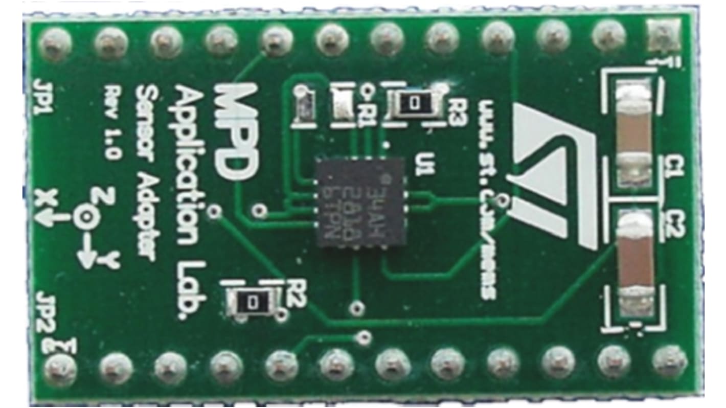 Scheda adattatore DIP24 Module STMicroelectronics, con Sensore accelerometro