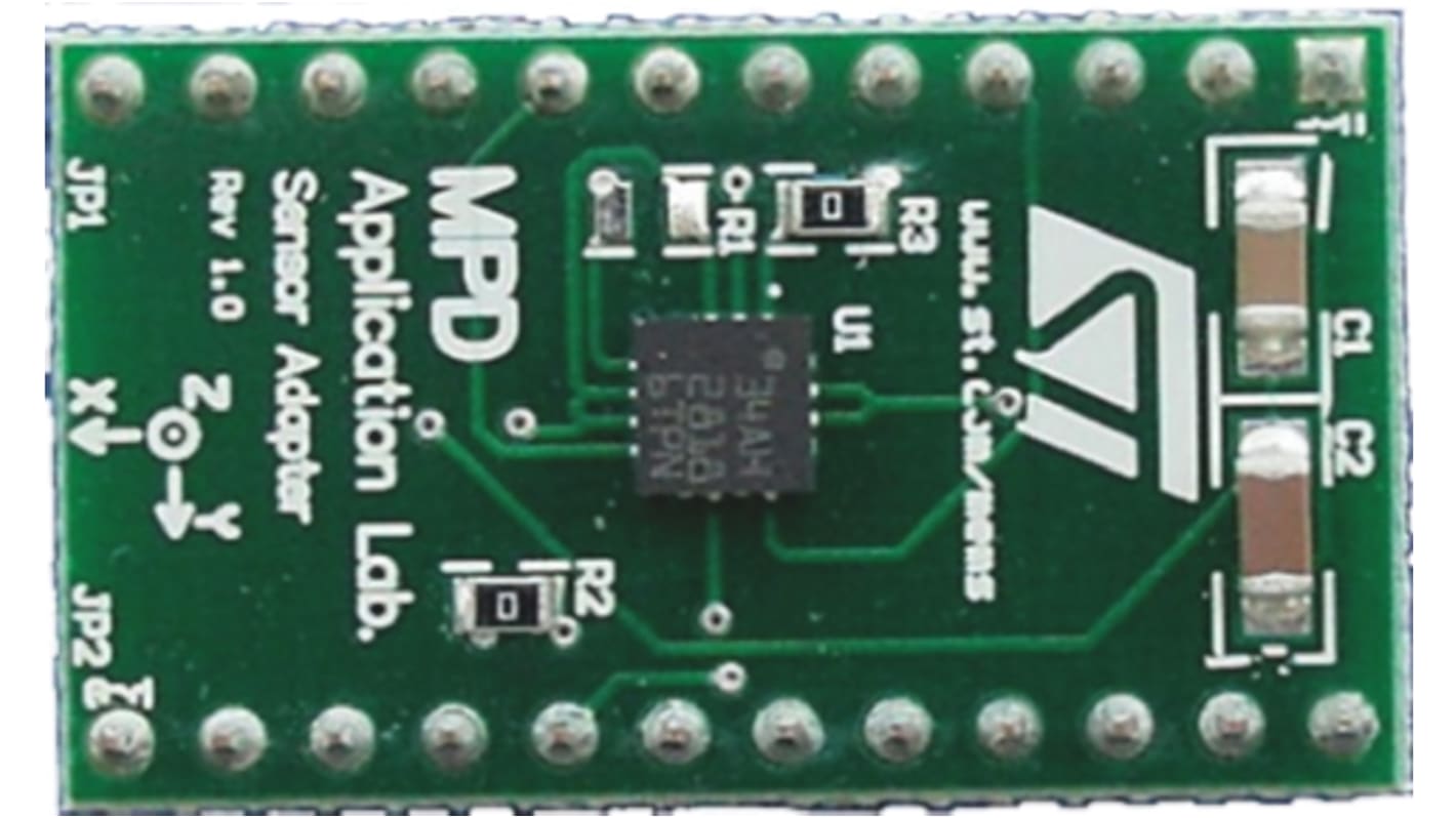 Zestaw rozwojowy czujników, LIS344ALx, do uzytku z: Płyta główna STEVAL-MKI109V eMotion, Płyta adaptera, DIP24 Module,