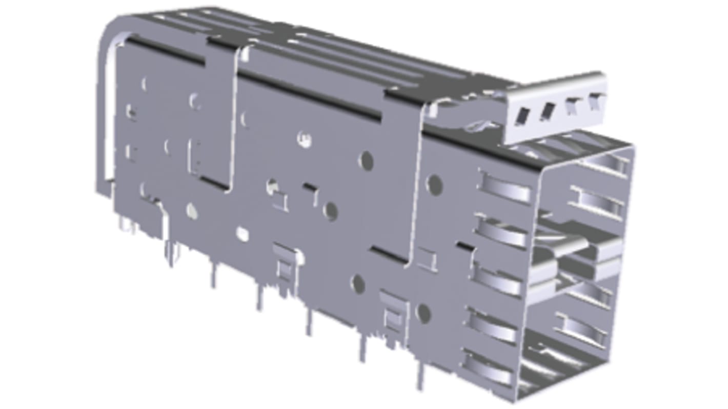 TE Connectivity SFP Steckverbinder, 2 x 1-fach Female 40-polig