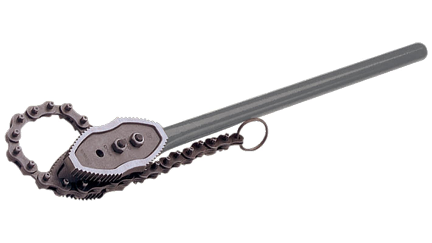 Bahco Schraubenschlüssel Kettenschlüssel, Metall Griff, Backenweite 63.5mm
