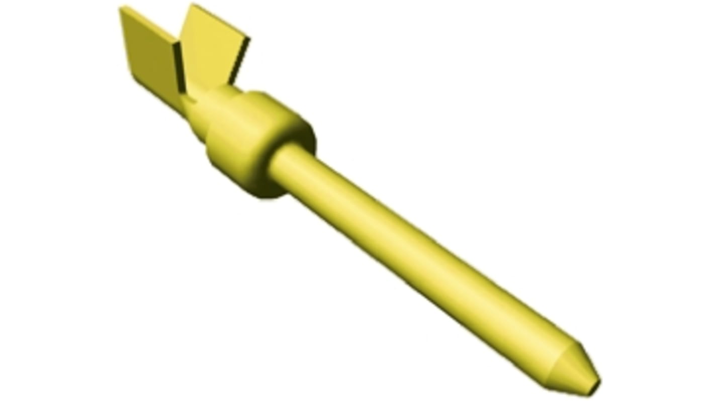 TE Connectivity, AMPLIMITE HDP-20 Series, size 20 Male Crimp D-sub Connector Contact, Gold over Nickel Signal, 22