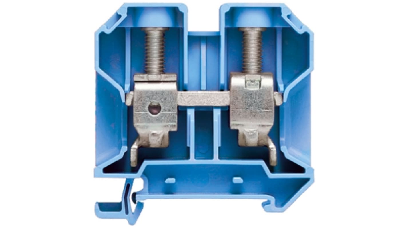 Weidmüller SAK Series Blue Feed Through Terminal Block, 35mm², Single-Level, Screw Termination