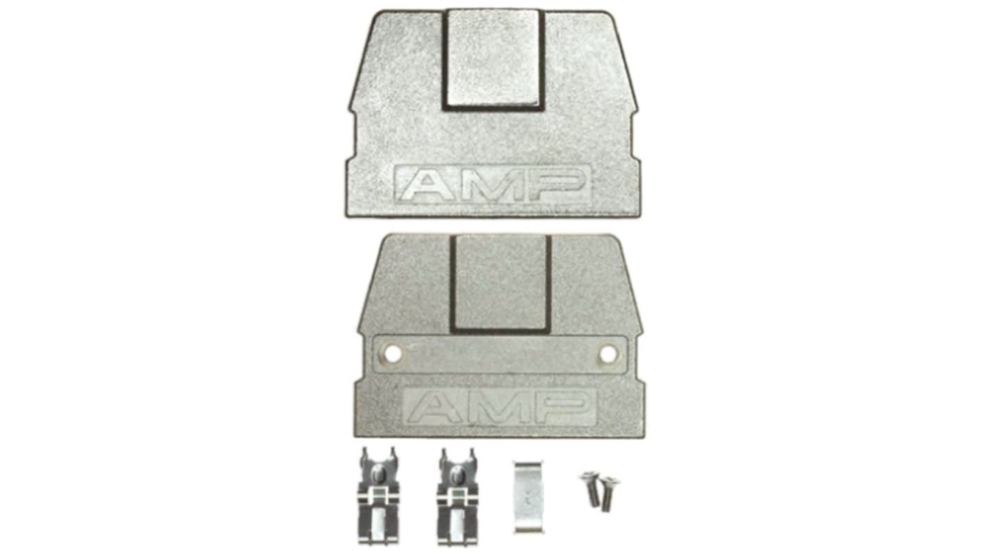 Capot Sub-D TE Connectivity 50 contacts, en Zinc