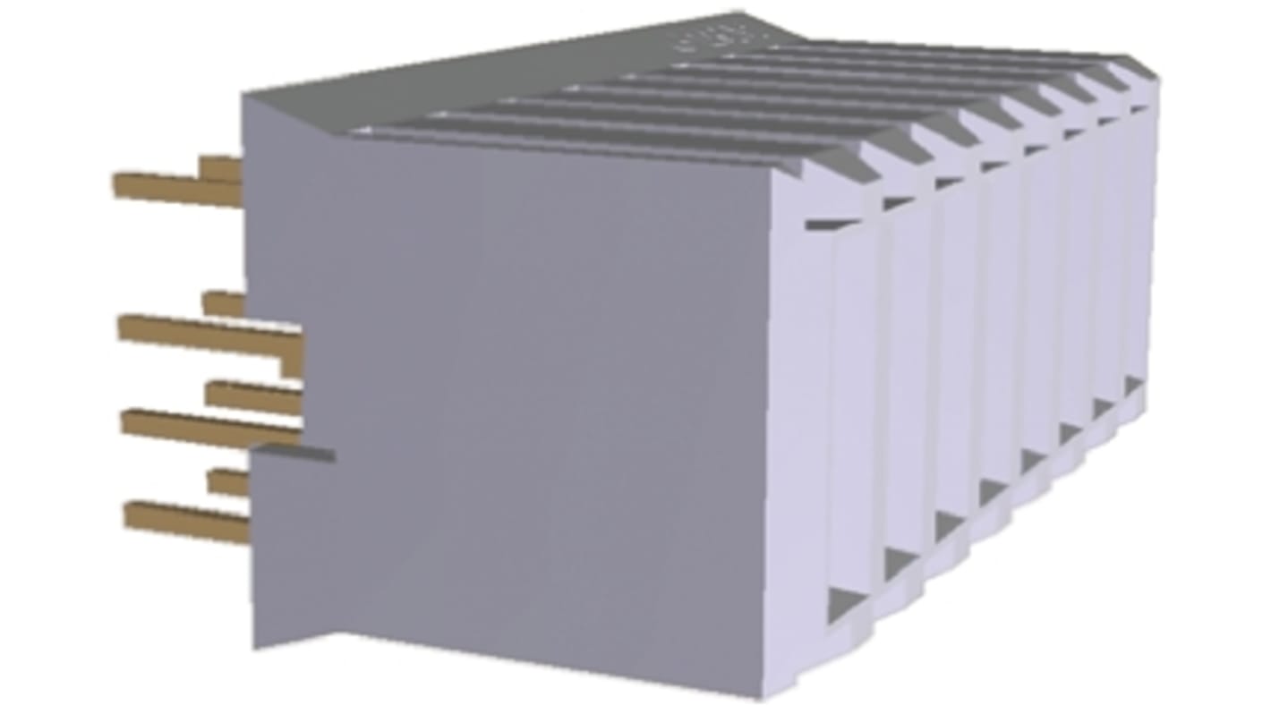 TE Connectivity Z-PACK HM Series Straight Through Hole Mount PCB Socket, 8-Contact, Solder Termination