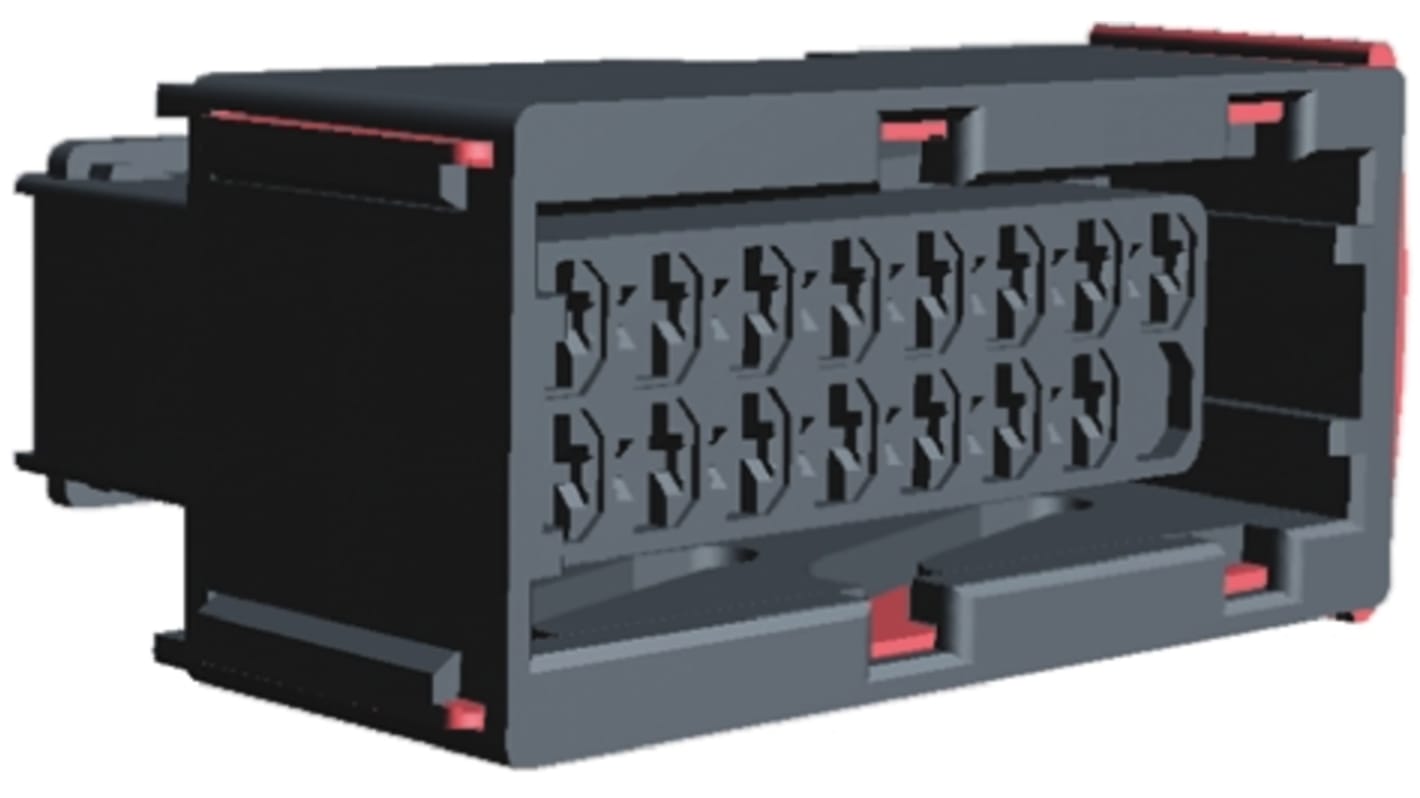 Connettore automotive TE Connectivity, Femmina, 15 vie, 2 file, Montaggio su cavo