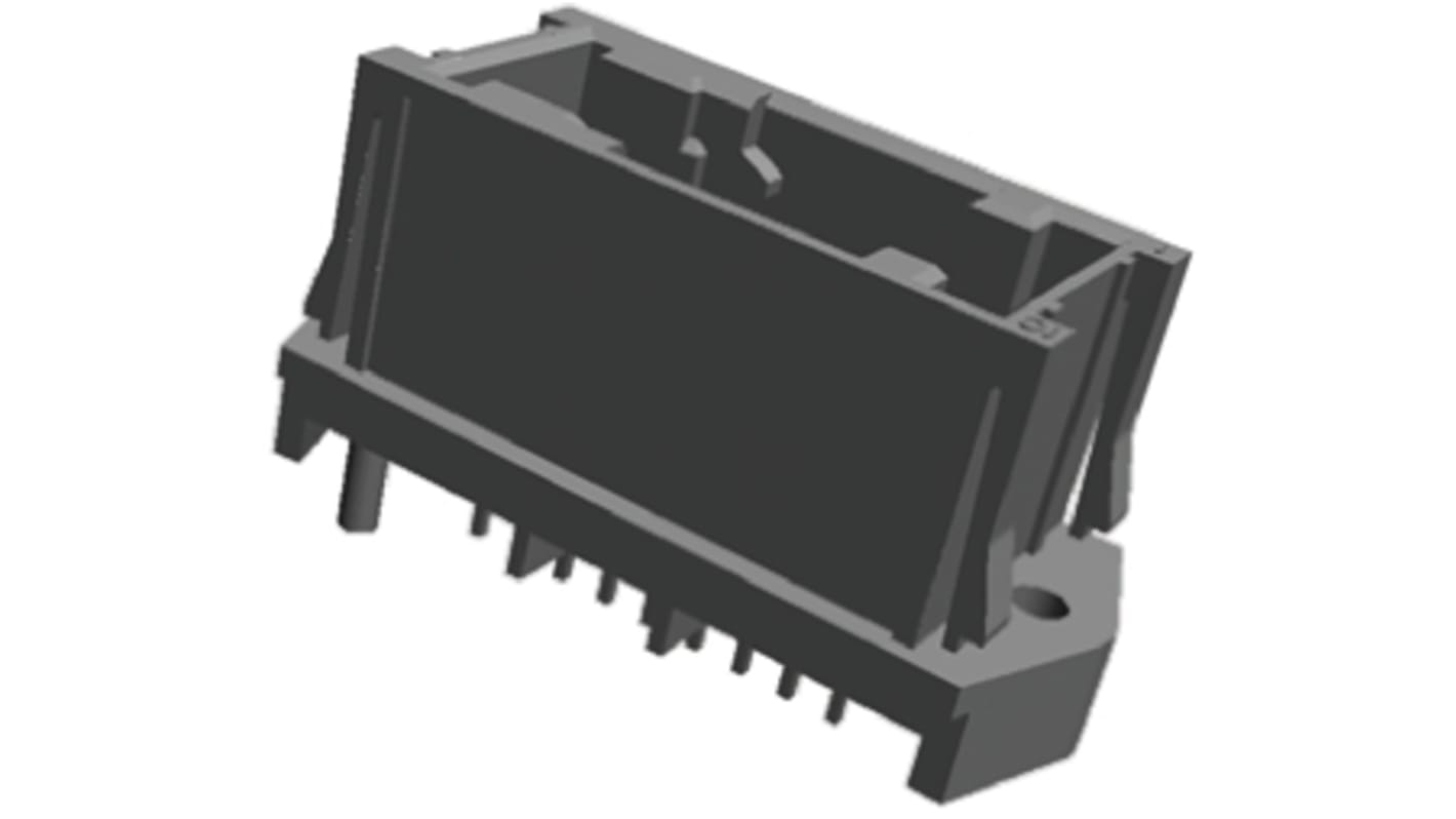 TE Connectivity, Micro Quadlok System Automotive Connector Plug 18 Way, Solder Termination