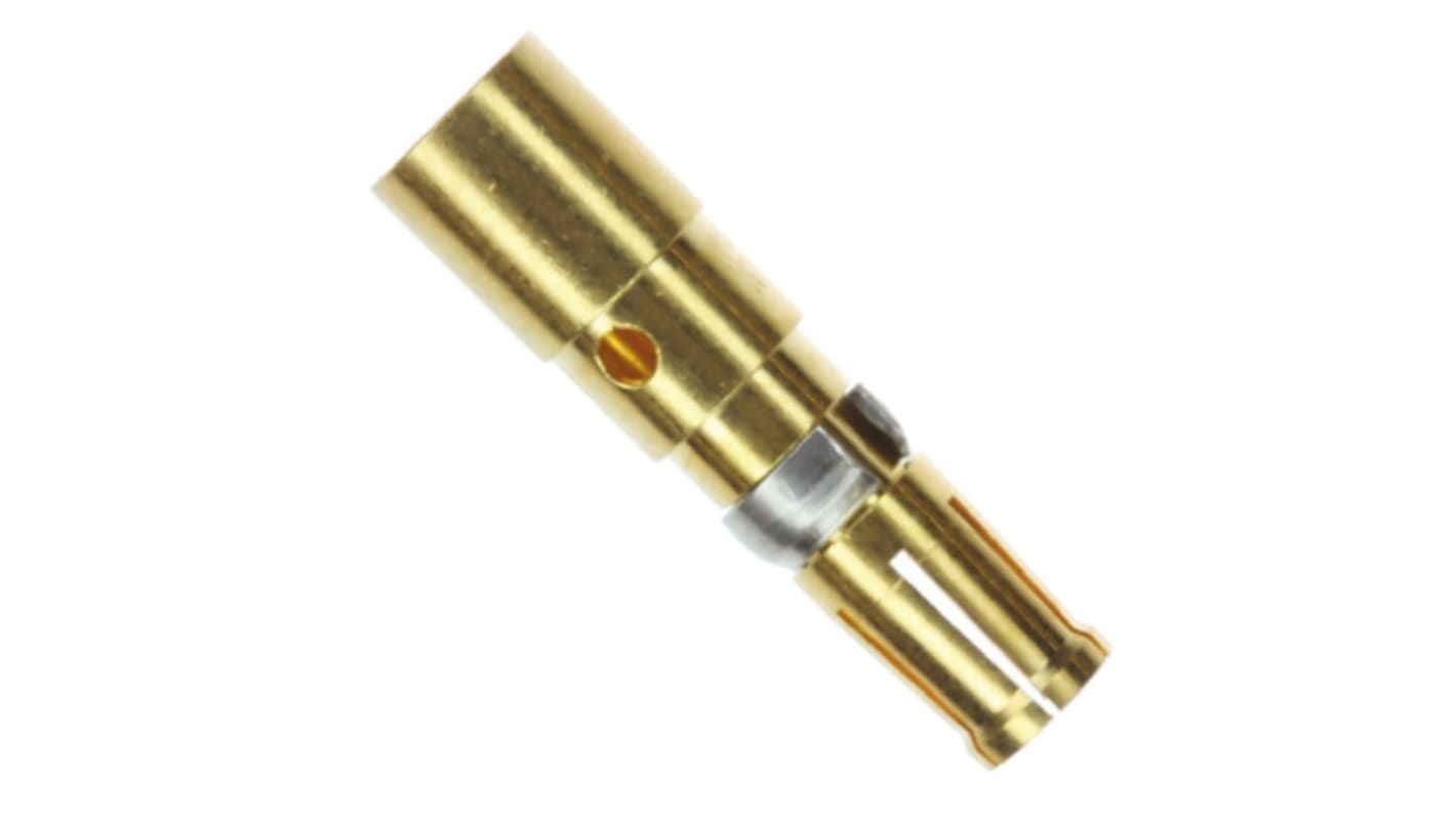 TE Connectivity, AMPLIMITE 109 power VIII Series, size 8 Female Crimp D-Sub Connector Power Contact, Gold over Nickel