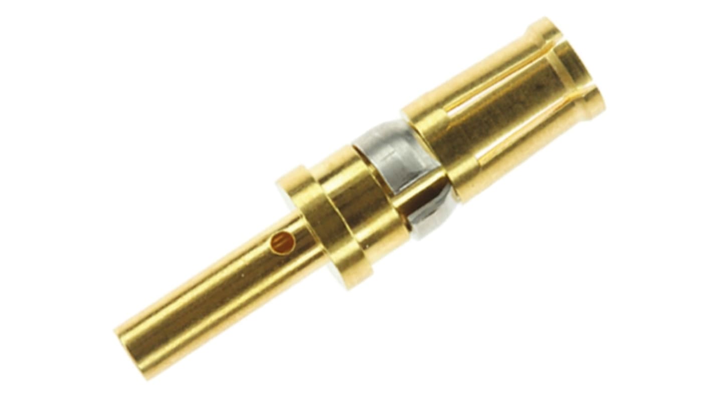 TE Connectivity, AMPLIMITE 109 power VIII Series, size 8 Female Crimp D-Sub Connector Power Contact, Gold over Nickel