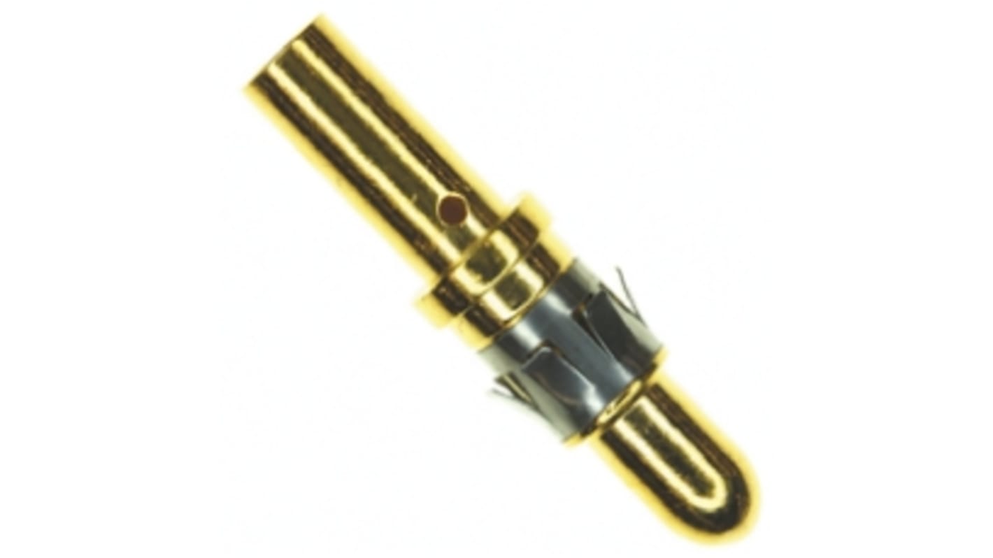 TE Connectivity, AMPLIMITE 109 power VIII Series, Male Crimp D-sub Connector Contact, Gold Power, 14 → 12 AWG